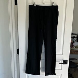 Caslon Women's Black Linen blend pant